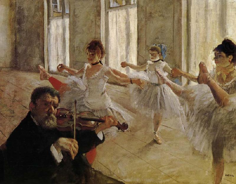 Edgar Degas Dancing school china oil painting image